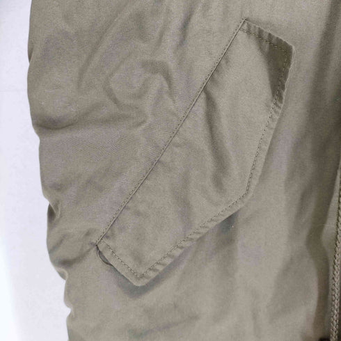 キルティングライナー ボアファー付モッズコート レディース